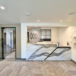 View of front desk at office
